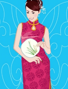 旗袍美女图片