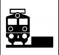 卡通火车火车站图标图片