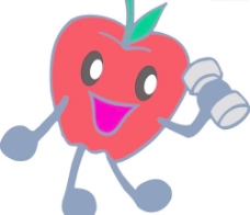 苹果动漫图图片