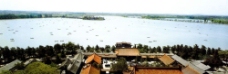 佛香阁鸟瞰昆明湖图片