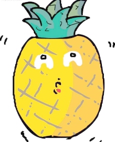 卡通菠萝图片