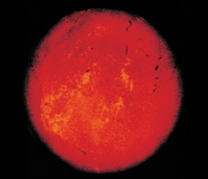 火红的星球图片