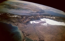 从太空中看地球图片