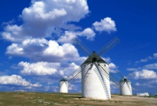 荷兰风车图片