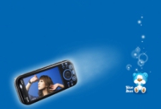 PSD分层手机广告图片